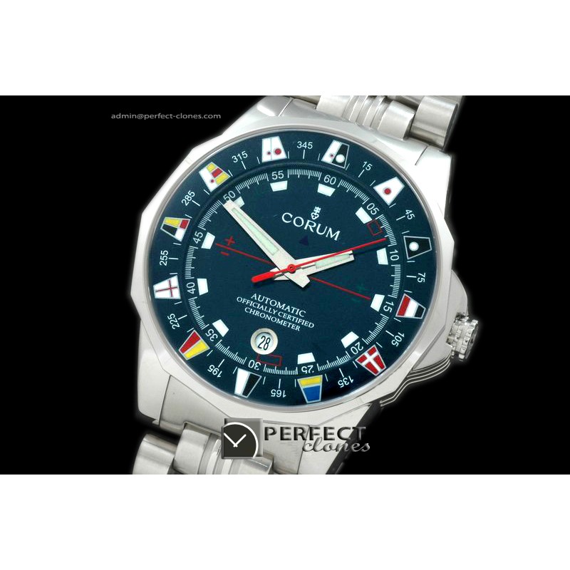 CO10013 Admiral's Cup SS Blue Swiss Eta 2824-2