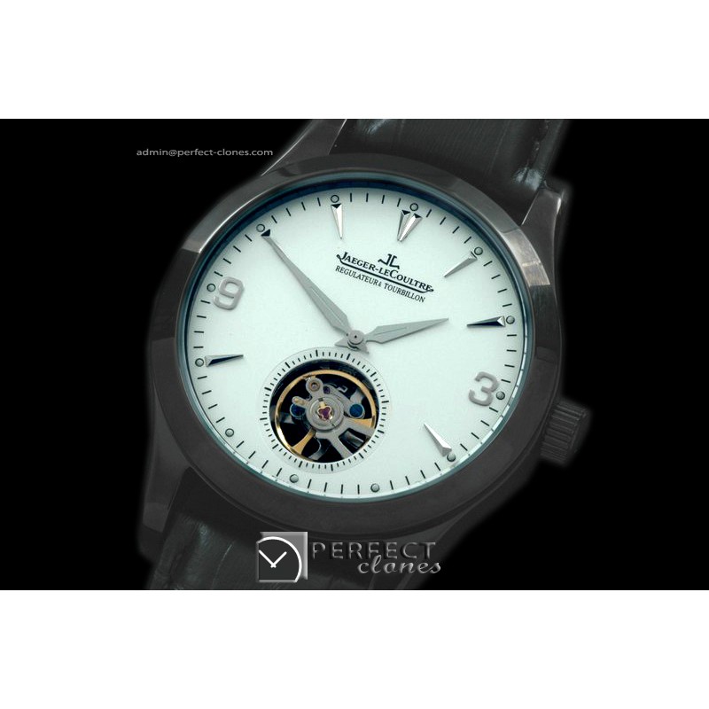 JLT10011 Master Tourbillon PVD/LE White Asian 2813