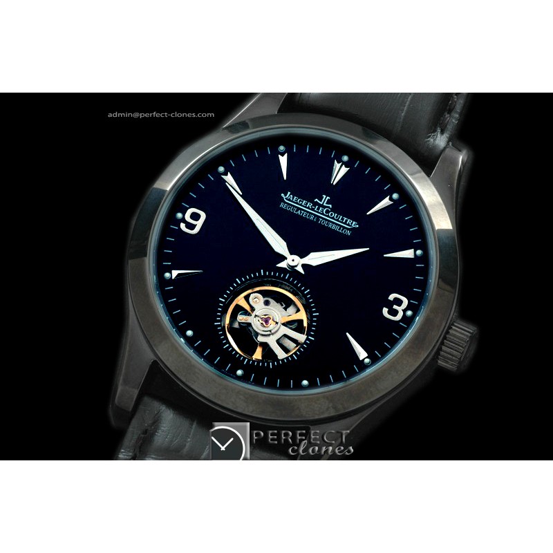 JLT10012 Master Tourbillon PVD/LE Black Asian 2813