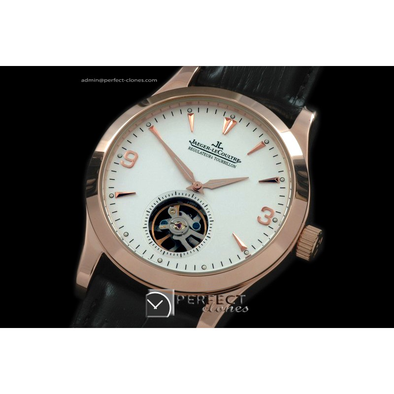 JLT10006 Master Tourbillon RG/LE White Asian 2813