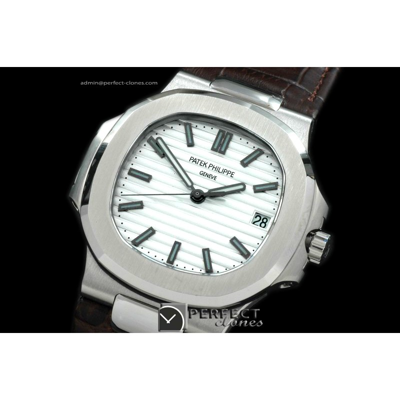 PP00001 Nautilis Jumbo SS/LE White Swiss SW 201:1