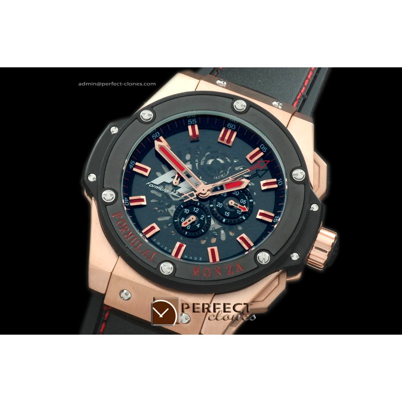 HBKP10102 King Power Monaco F1 RG/LE Black Asian 2813