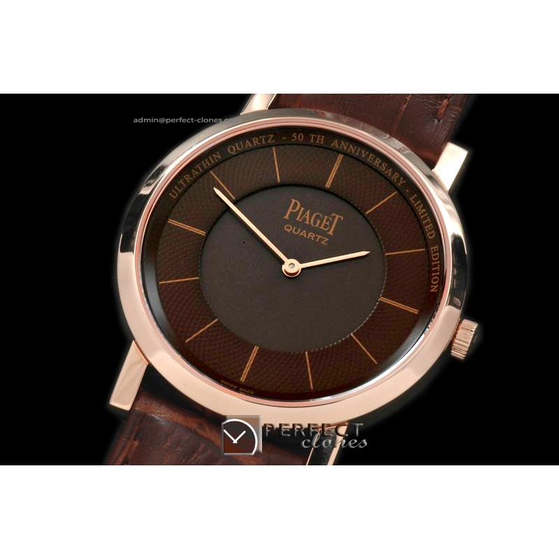PI01059 Altiplano Ultra Thin RG/LE Brown Jap Quartz