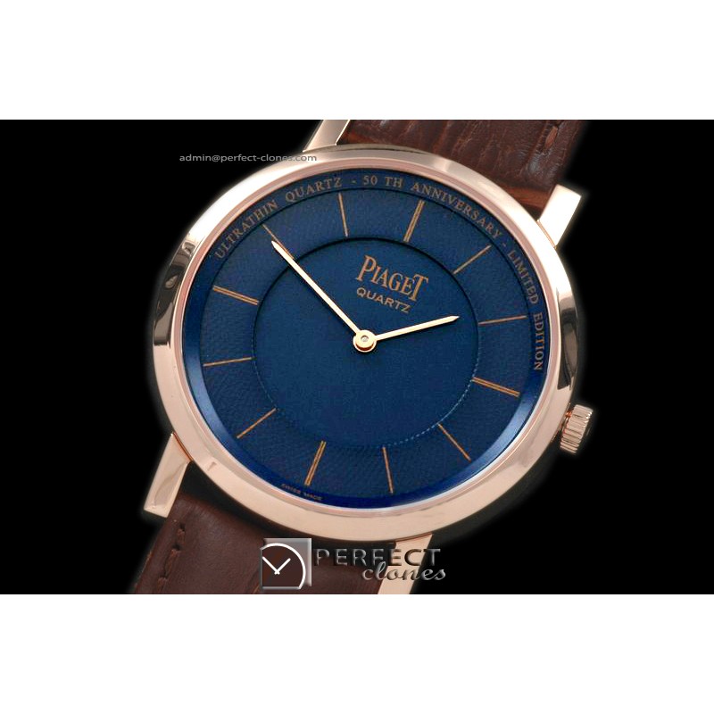 PI01058 Altiplano Ultra Thin RG/LE Blue Jap Quartz