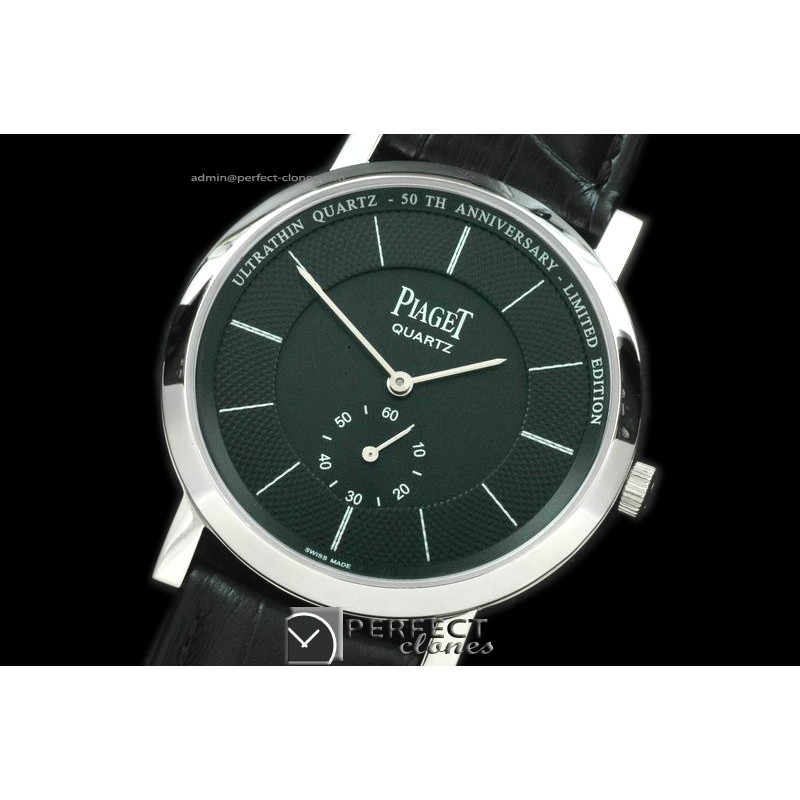 PI01042 Altiplano Ultra Thin SS/LE Black Jap Quartz