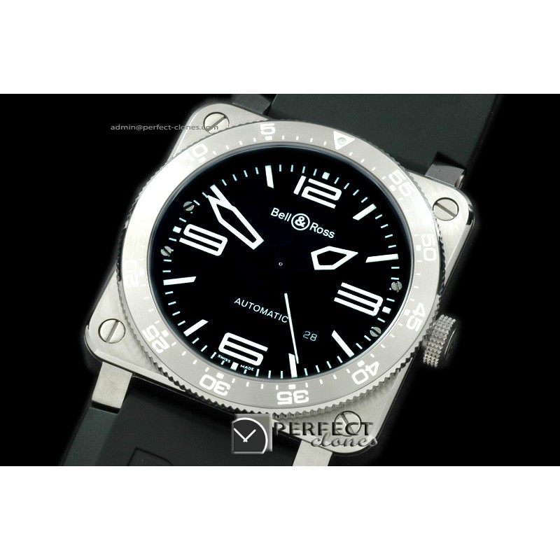 BR03TA-01011 BR03 Type Aviation SS/RU Black Asian Eta 2824