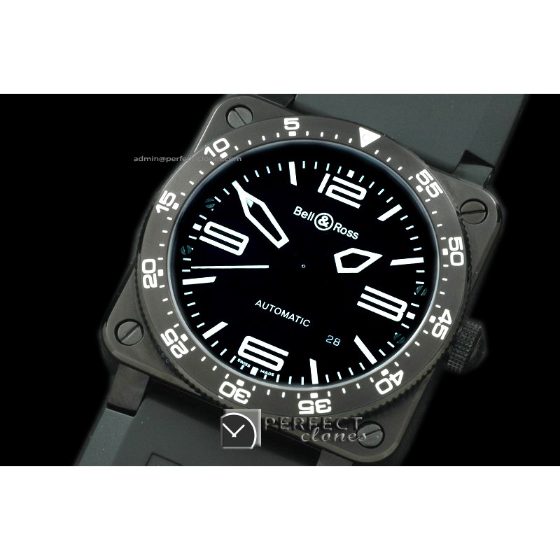 BR03TA-01012 BR03 Type Aviation PVD/RU Black Asian 2824