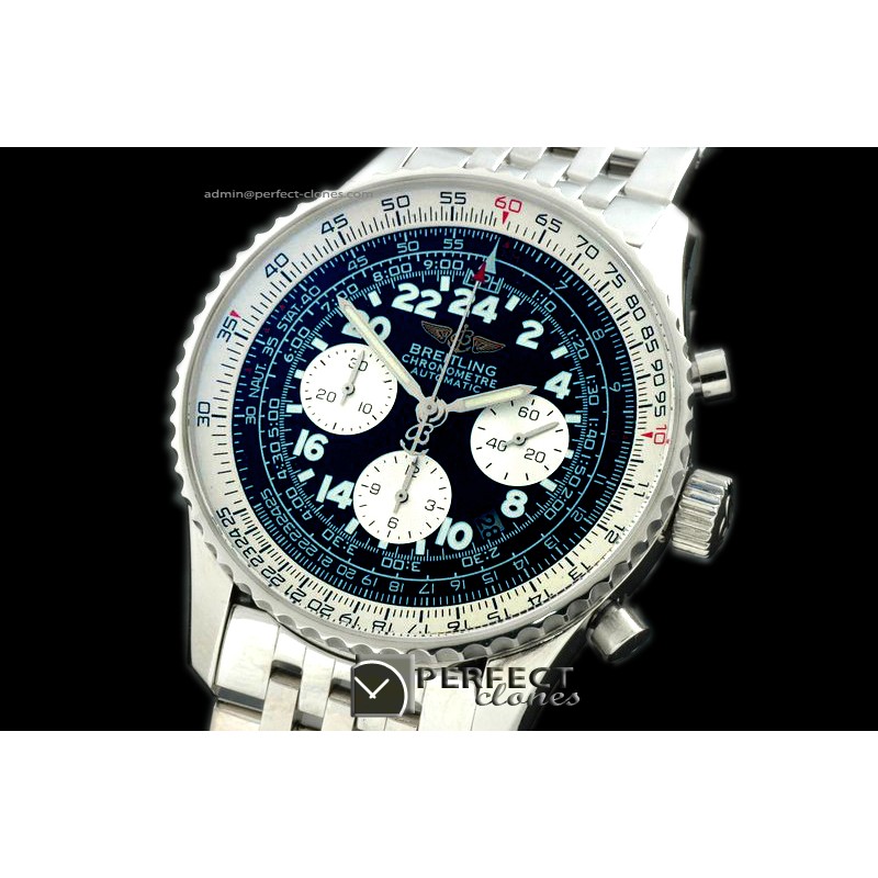 BLNVC10003 Navitimer Cosmonaute SS/SS Black Asia 7750