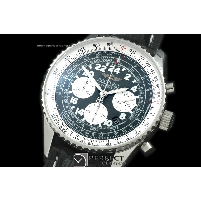BLNVC10004L Navitimer Cosmonaute SS/LE Grey Asia 7750