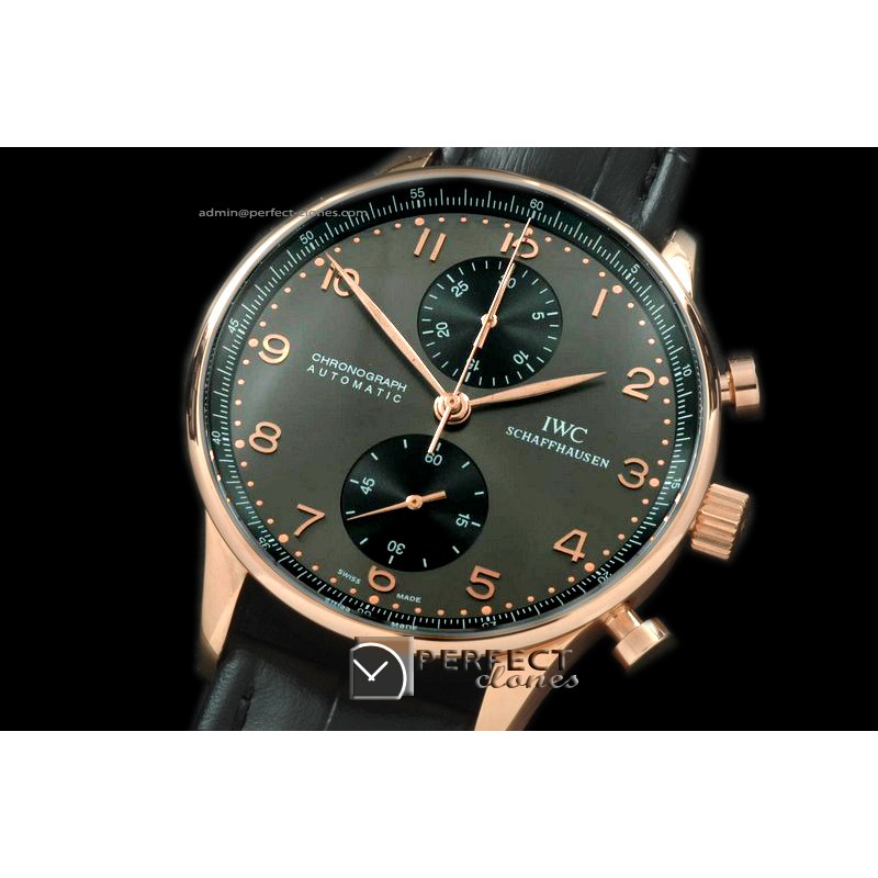 IWPG10013 Portuguese Chrono RG/LE Grey A-775New Improved