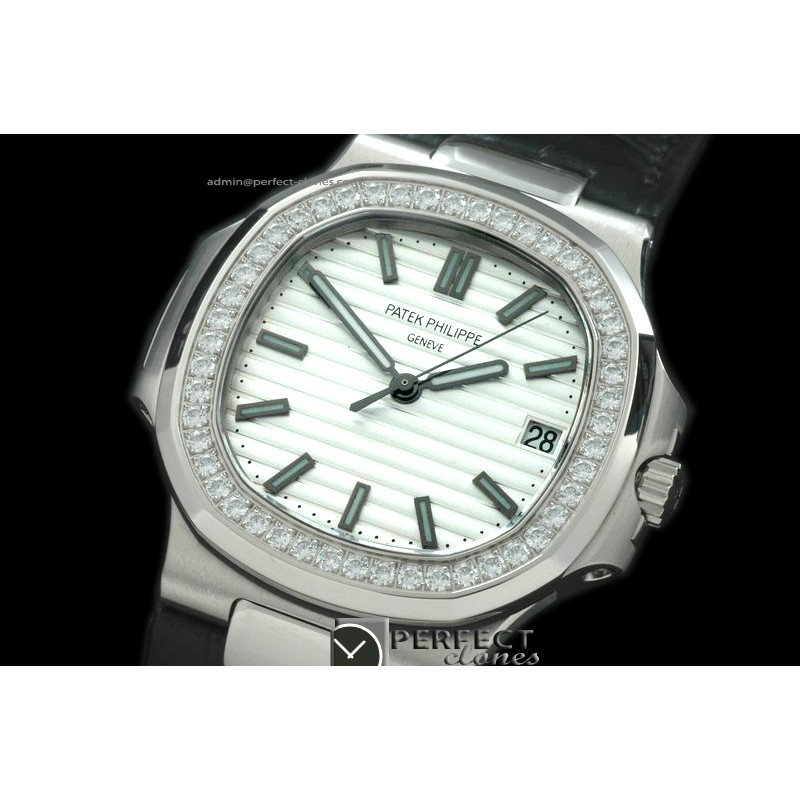 PP00006 Nautilis Jumbo SS/LE/Diam White Swiss SW 200