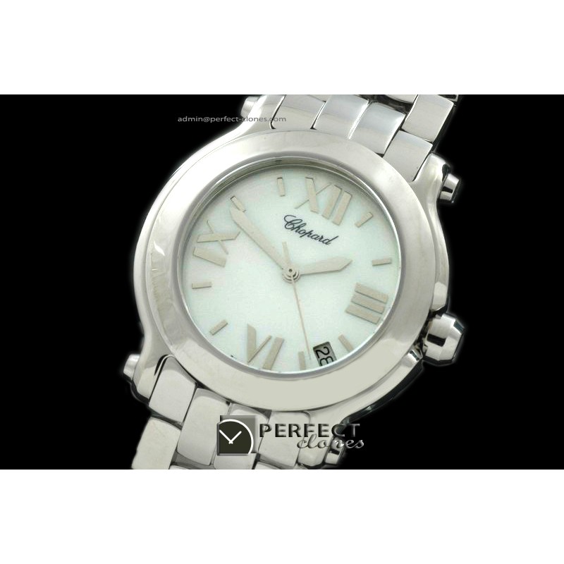 CP00120 Happy Sports SS/SS MOP White Original Swiss Quartz