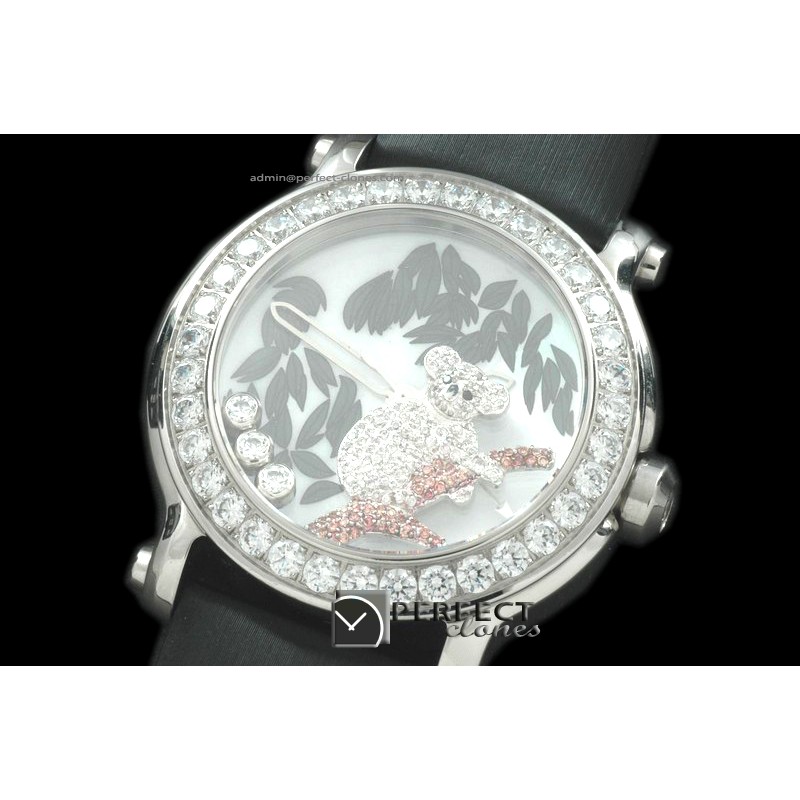 CP00052 Happy Sports Animal Kingdom SS/ST Diam White Swiss Qtz