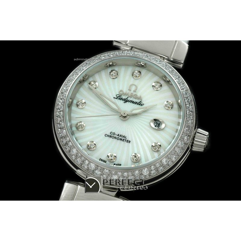 OMDEL00026L Deville Ladymatic SS/LE/DIA Wht S-2671