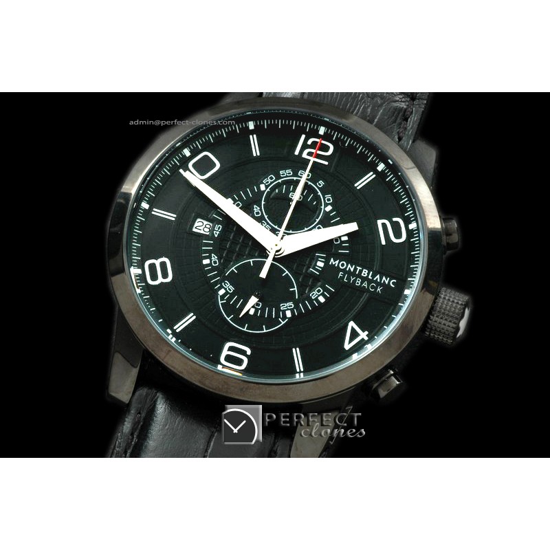 MB10045 Timewalker Flyback Chrono PVD/LE Black Quartz Chrono
