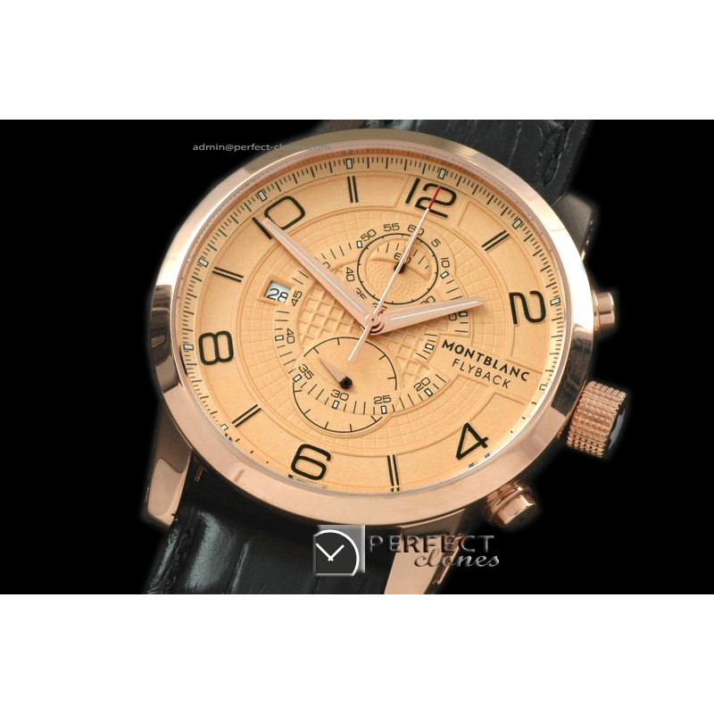 MB10049 Timewalker Flyback Chrono RG/LE Gold Quartz Chrono