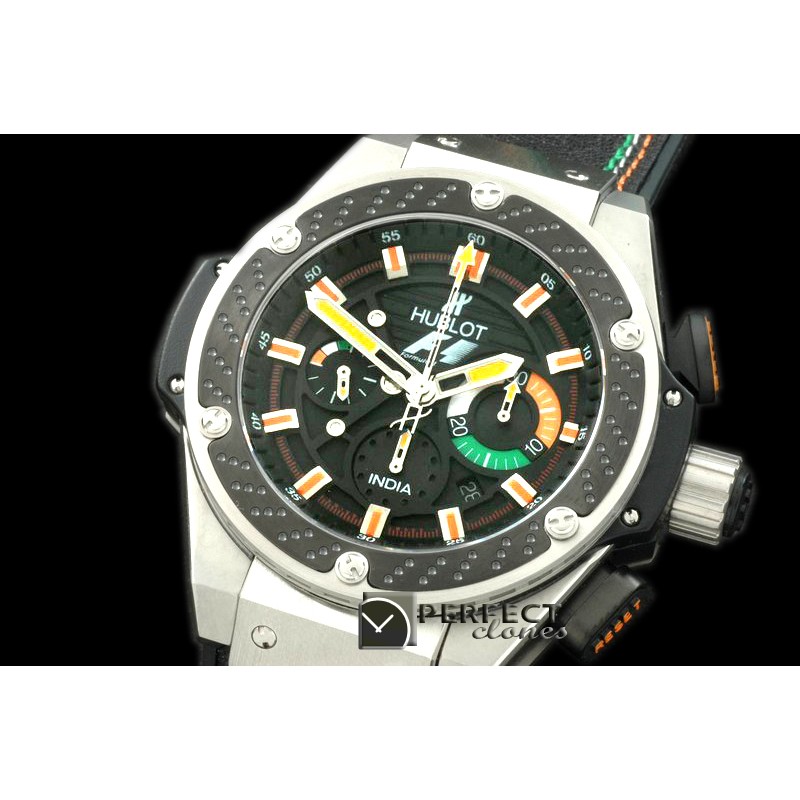 HBKP10021 King Power F1 India SS/LE Black A-7750