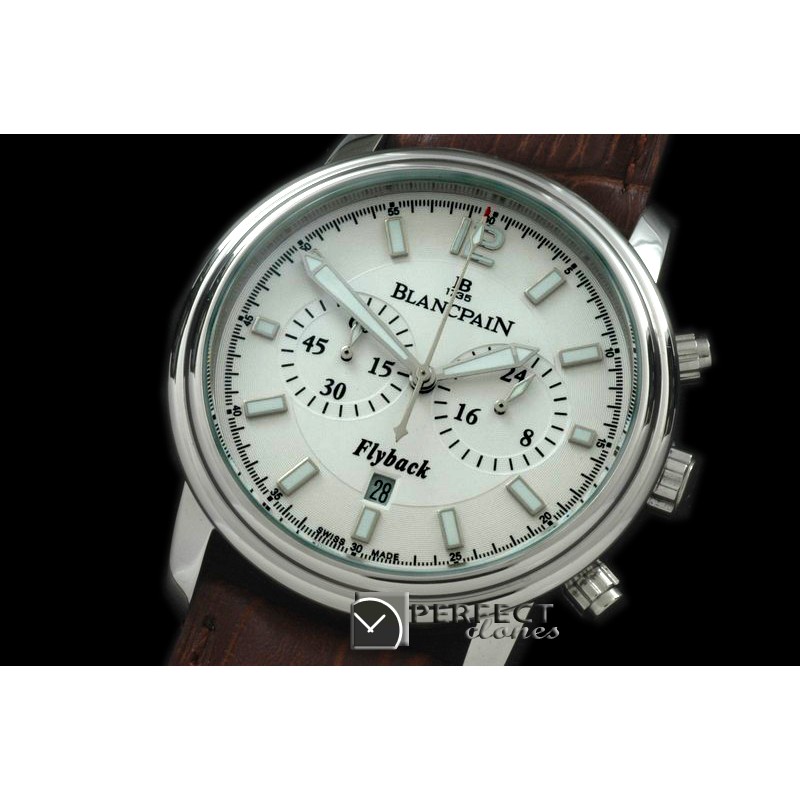 BP10031 Lemans Flyback Chrono SS/LE White Jap OS2Quartz