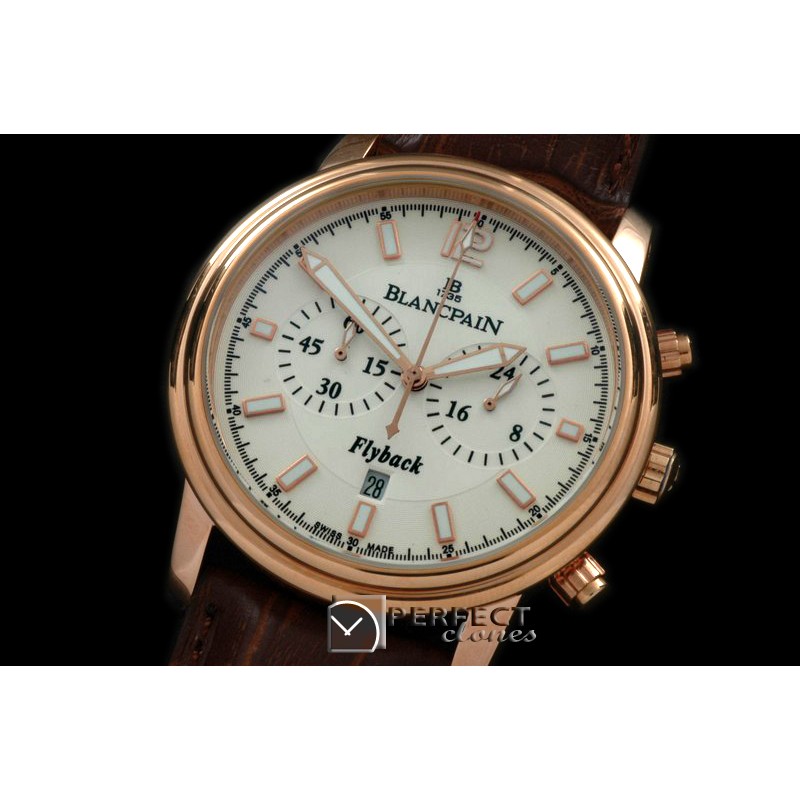 BP10033 Lemans Flyback Chrono RG/LE White Jap OS2Quartz