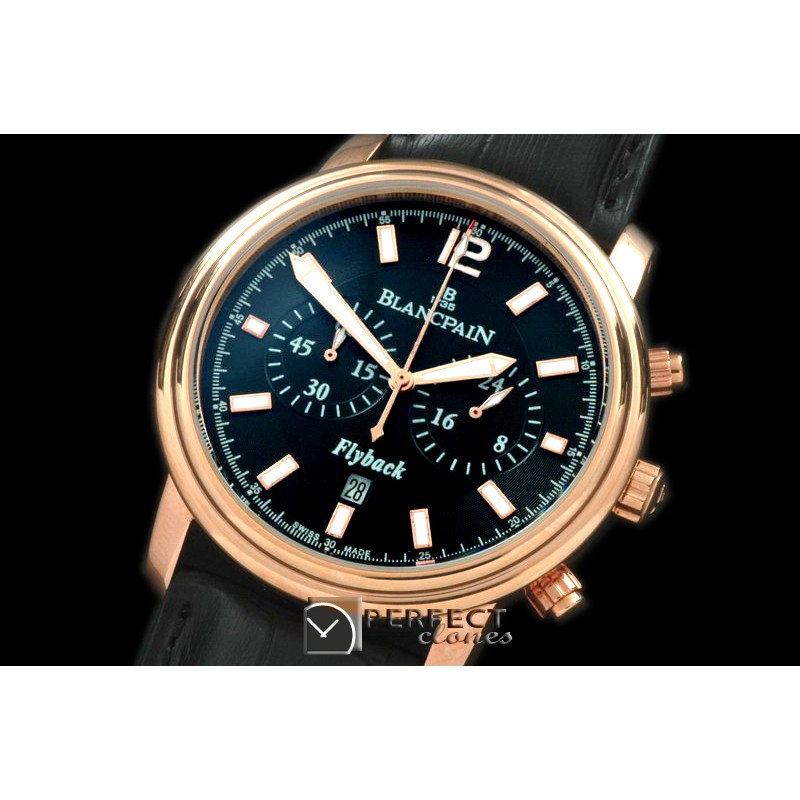 BP10034 Lemans Flyback Chrono RG/LE Black Jap OS2Quartz