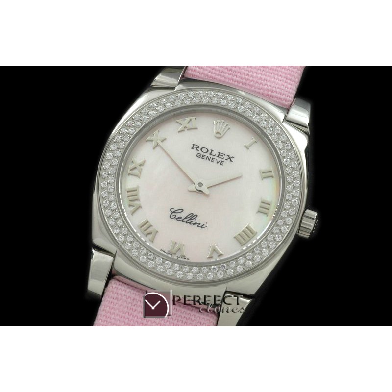 RLCL00104D Ladies Cellini SS/LE/Diam MOP Pink Swiss Quartz