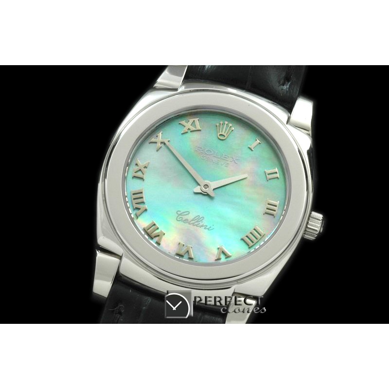 RLCL0011Ladies Cellini SS/LE MOP Green Swiss Quartz