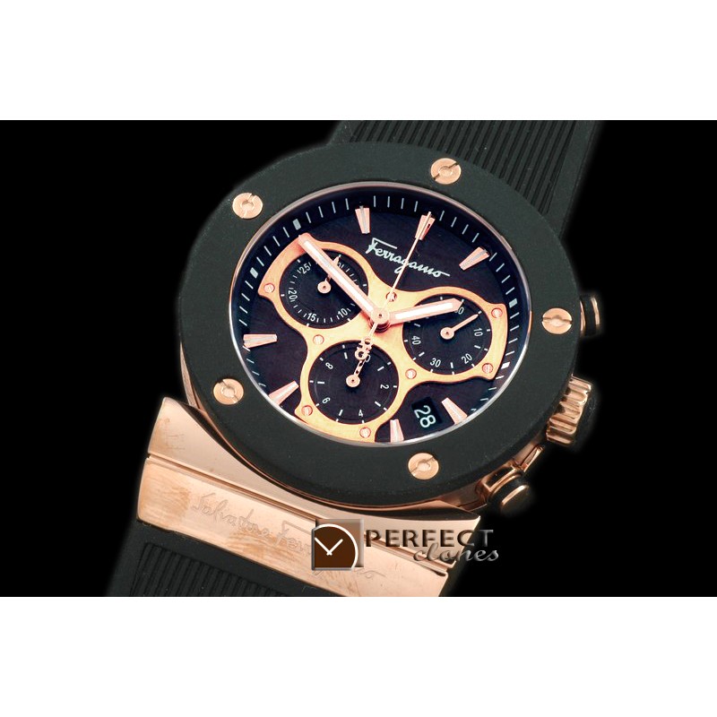 FGM01022 Gaucino Men Chrono RG/RU White Swiss Quartz /Boxset