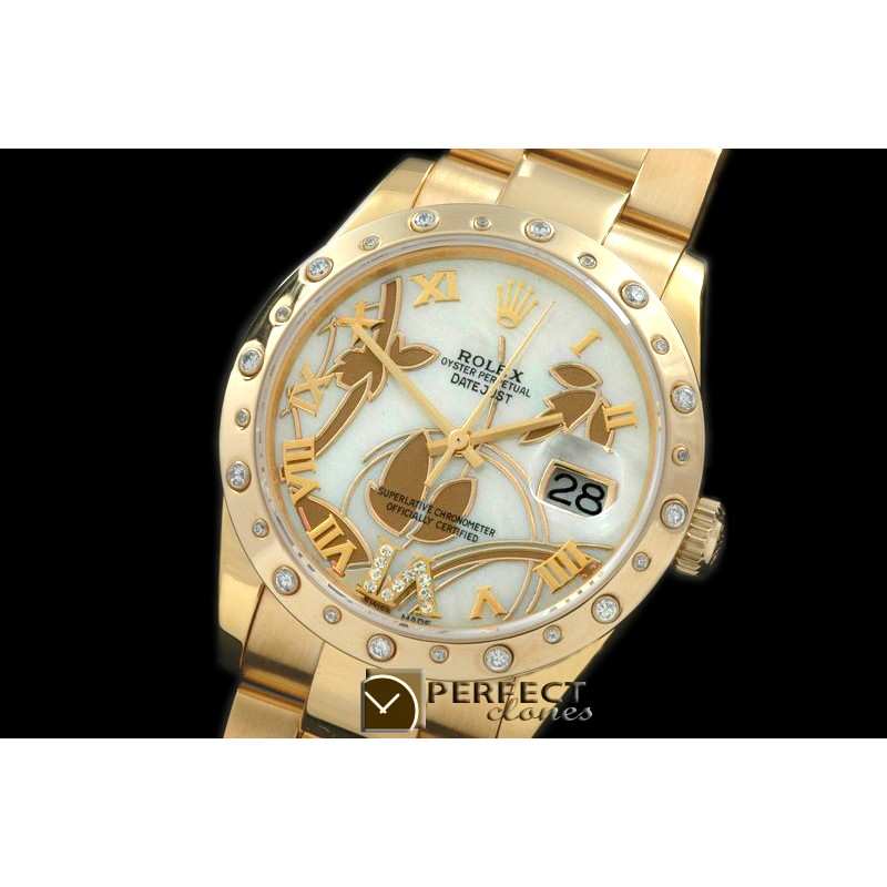 RDJMF06001 2011 Flora Oyster/Diam YG P-White Swiss Eta 2836-2