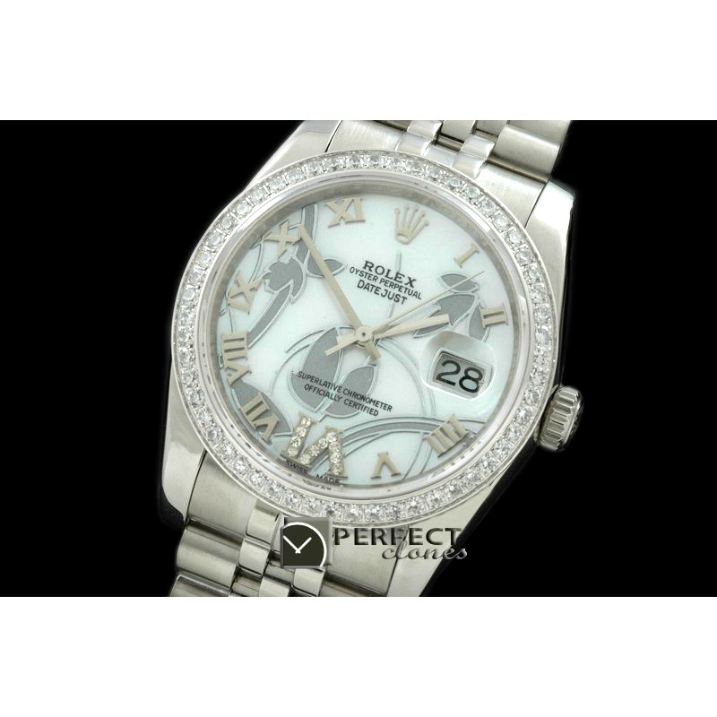 RDJmS06051 2011 Flora Jubilee/Diam SS P-White Swiss Eta 2836-2