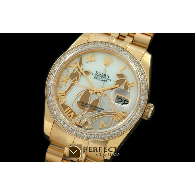 RDJMF06051 2011 Flora Jubilee/Diam YG P-White Swiss Eta 2836-2