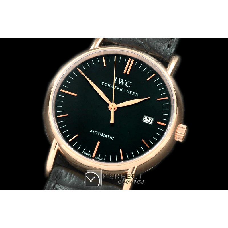 IWPT01012 Portofino Automatic RG/LE Black Asia 2892
