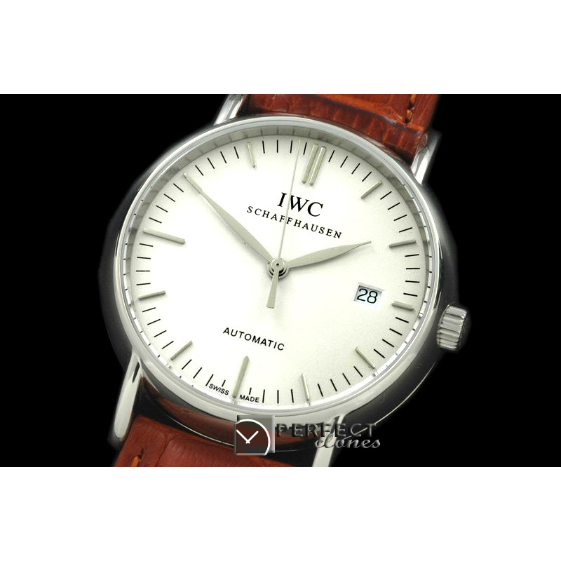 IWPT01001 Portofino Automatic SS/LE White Asia 2892