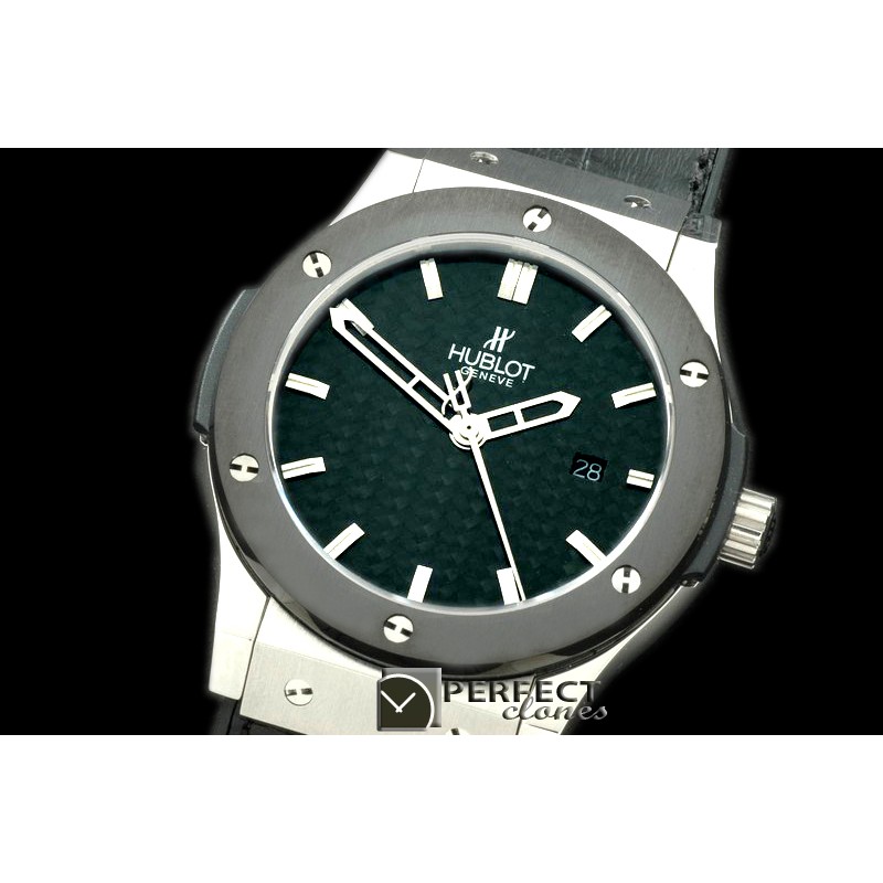 HBFS00082L Classic Fusion SS/LE PVD Bez CF Blk Asia 2892