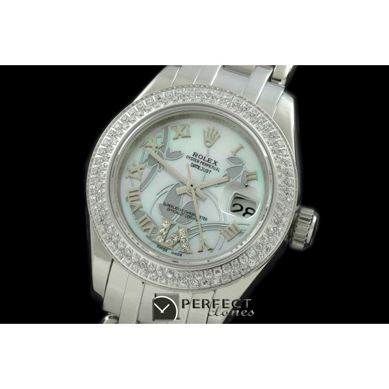 RLMPLS06021 2011 Flora 2Diam SS P-White Swiss Eta 2671-2