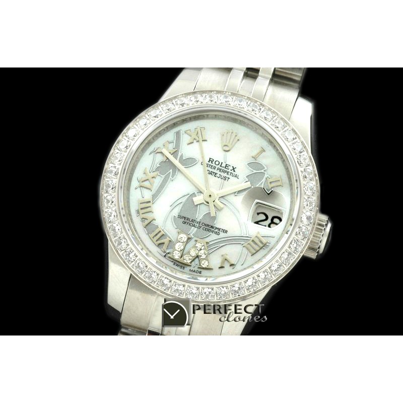 RDJLS06051 2011 Flora Jubilee/Diam SS P-White Swiss Eta 2671-2