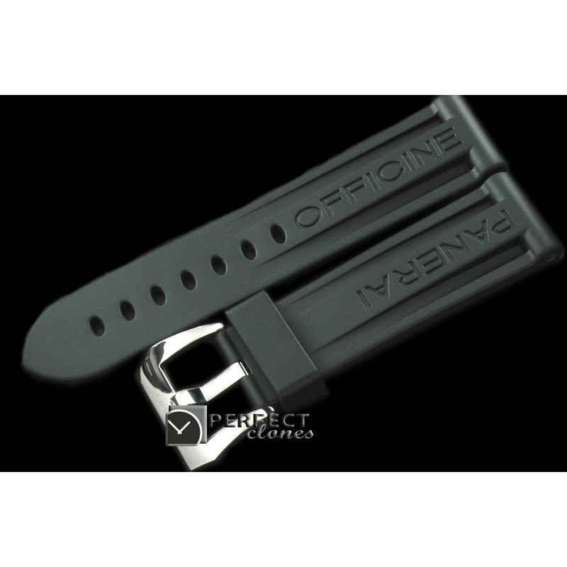 PNA01009 24/22 Rubber Strap / SS Buckle for 44mm Pams