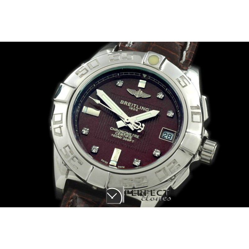 BLGT10004 Galactic 36 Ladies SS/LE Brown Jap Qtz