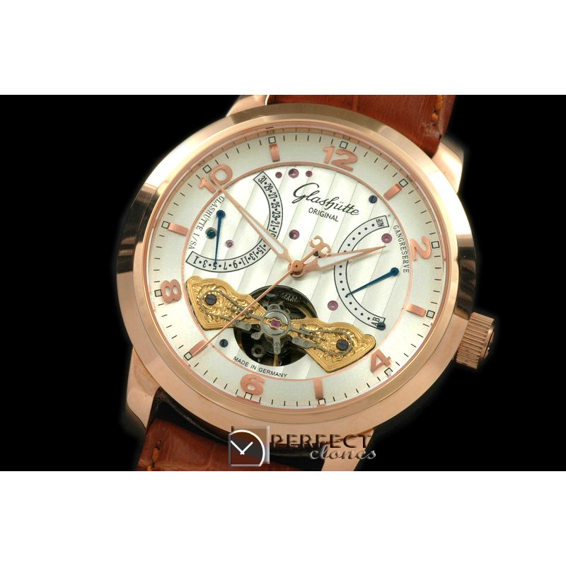 GL01016 Panomatic Calendar Reserve Tourbillon RG/LE White