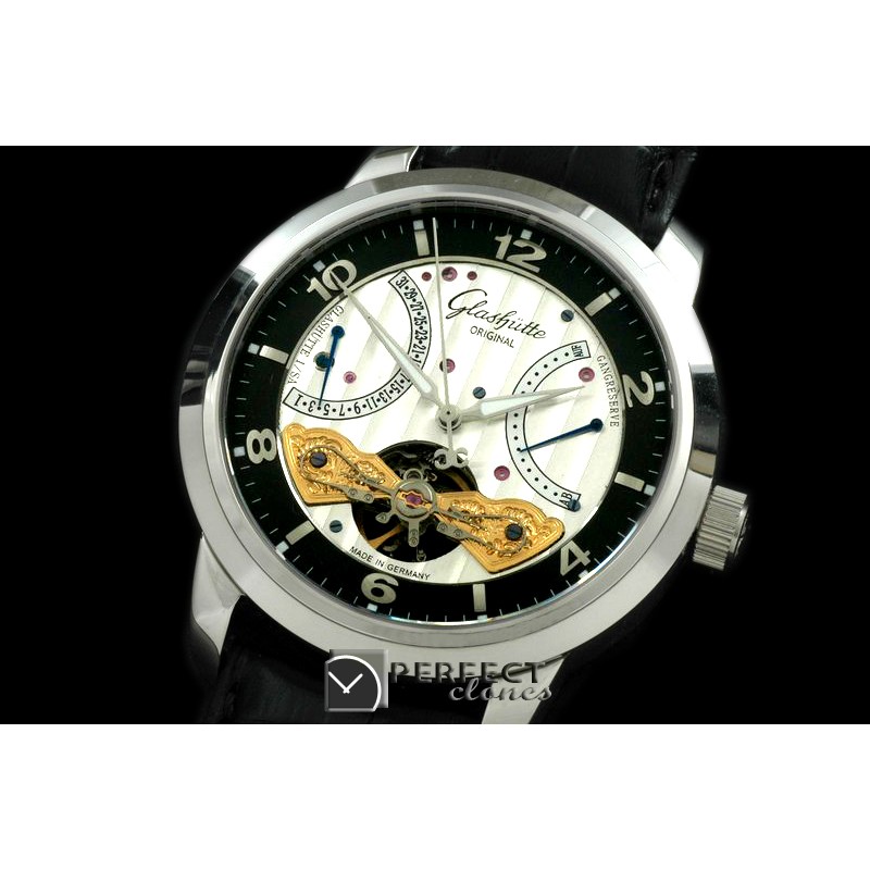 GL01011 Panomatic Calendar Reserve Tourbillon SS/LE White