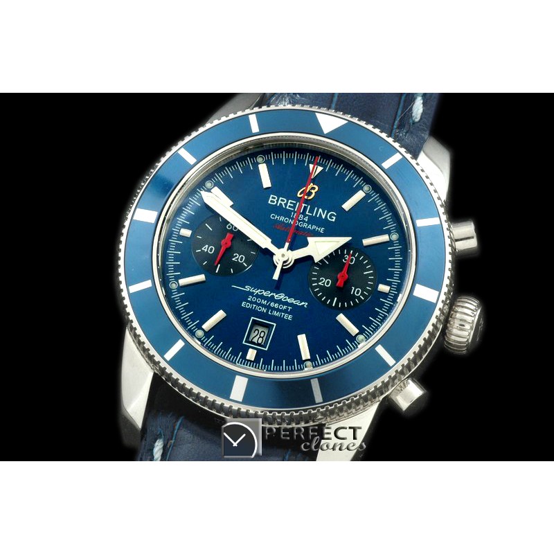 BLSF01013 Superocean 201Heritage Chrono SS/LE Blue A-7750