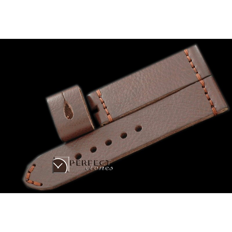 PNA00154 24/24 Handsewn Calf Dark Walnut for 44mm Pams