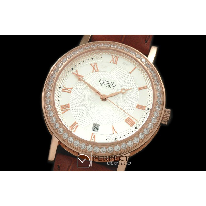BR00216D Classique Automatic 4972 RG/LE/Diam White Asian Eta 282