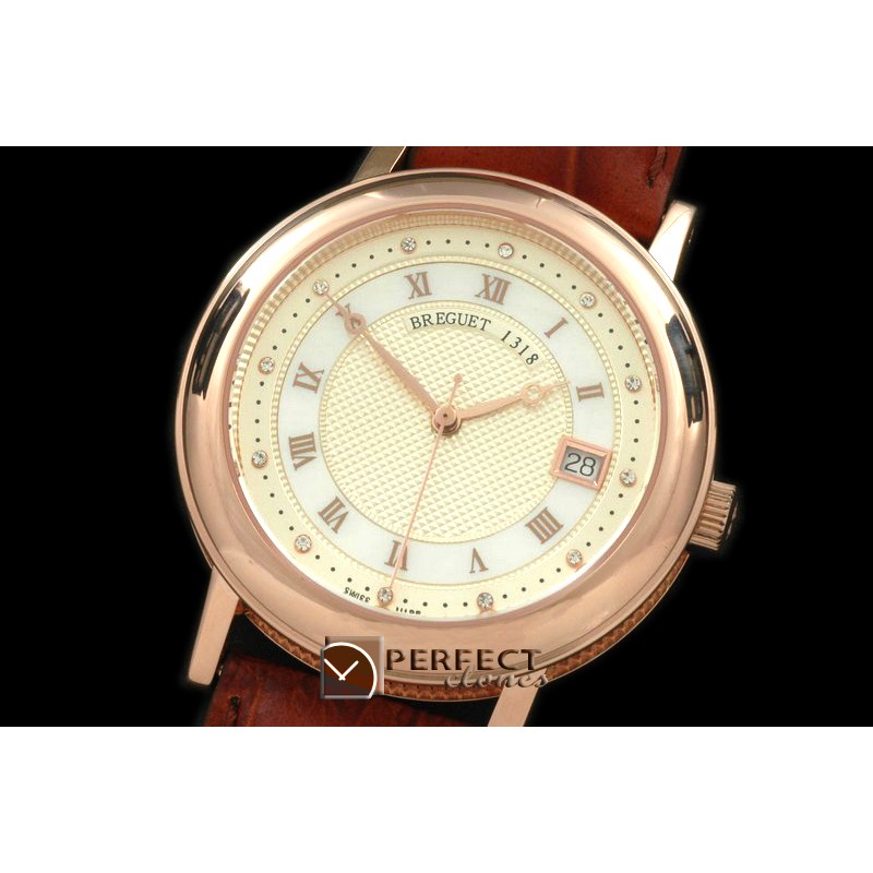 BR00206 Classique Automatic 1318 RG/LE Cream Asian Eta 2824