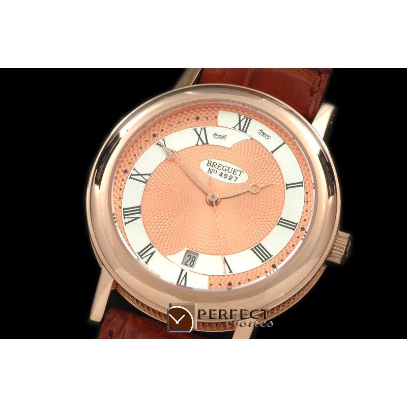 BR00218 Classique Automatic 4972 RG/LE Salmon Asian Eta 2824