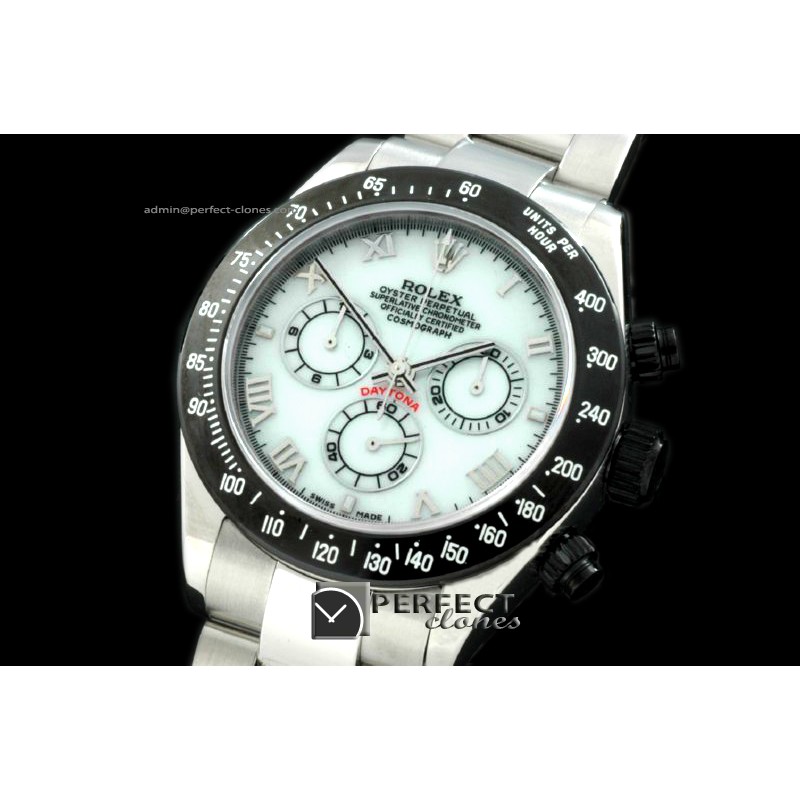 RLDPX10016 SS/PVD MOP White Roman Asia 7750 Running Secs @ 6.00