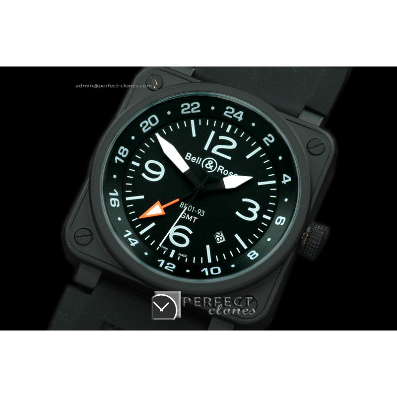 BO-019311 BR01-93 GMT PVD/RU Black Asian 2813 21J