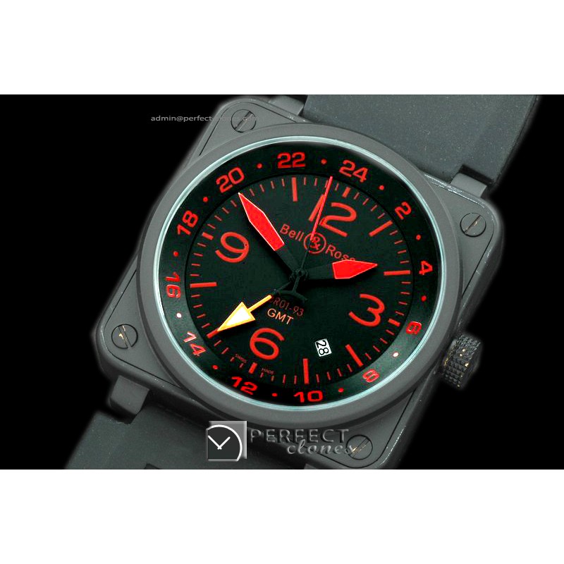 BO-019316 BR01-93 GMT PVD/RU Black/Red Num Asian 2813 21J