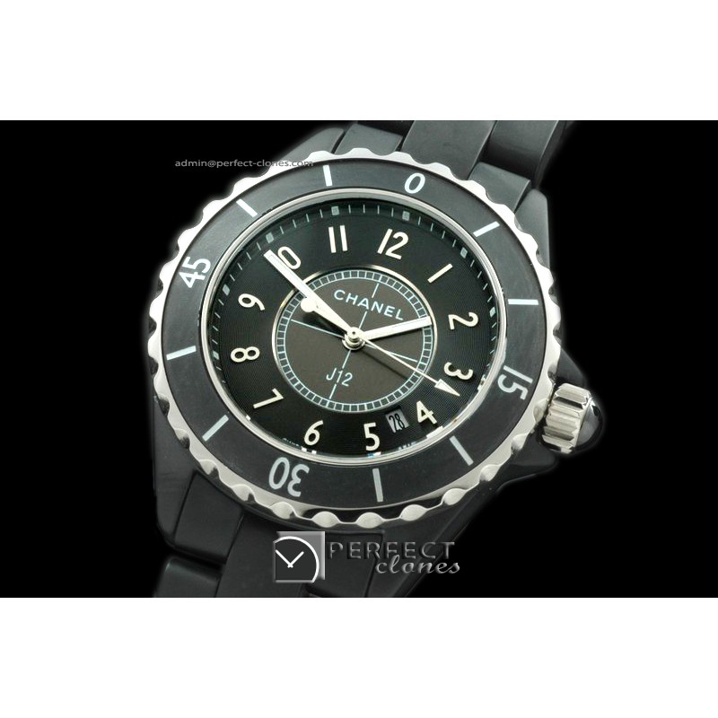 CHA00352 J12 2011 Black Ceramic Men Japanese Quartz