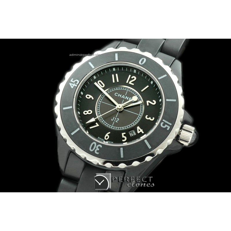 CHA00352L J12 2011 Black Ceramic Ladies Japanese Quartz