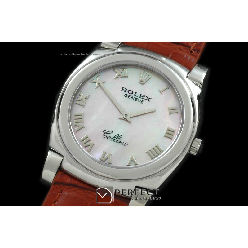 RLC00104 Cellini SS/LE MOP Pink Swiss Quartz